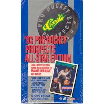 1993/94 Classic Pro All-Star Edition Hockey Hobby Box
