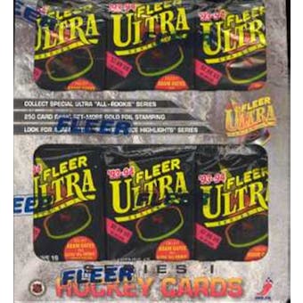 1993/94 Fleer Ultra Series 1 Hockey Jumbo Box
