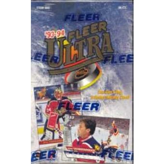 1993/94 Fleer Ultra Series 2 Hockey Hobby Box