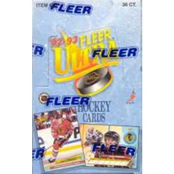 1992/93 Fleer Ultra Series 1 Hockey Hobby Box