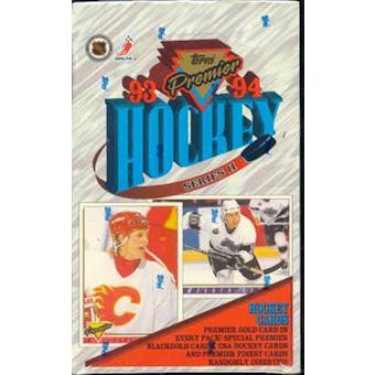 1993/94 O-Pee-Chee Premier Series 2 Hockey Hobby Box