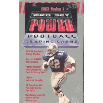 1993 Pro Set Power Football Hobby Box