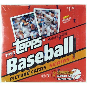 1993 Topps Series 2 Baseball Cello Box