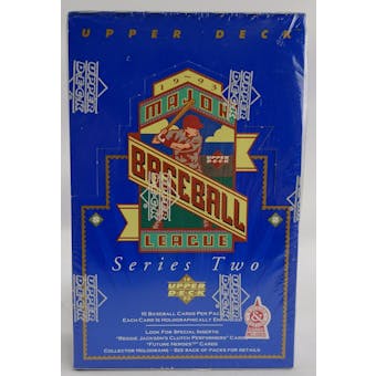 1993 Upper Deck Series 2 Baseball Retail Box (Reed Buy)