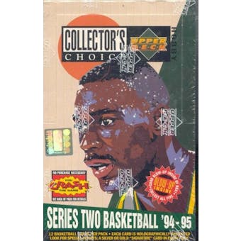 1994/95 Upper Deck Collector's Choice Series 2 Basketball Hobby Box