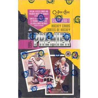 1994/95 O-Pee-Chee Premier Series 1 Hockey Hobby Box