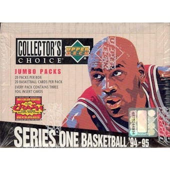 1994/95 Upper Deck Collector's Choice Series 1 Basketball Jumbo Box