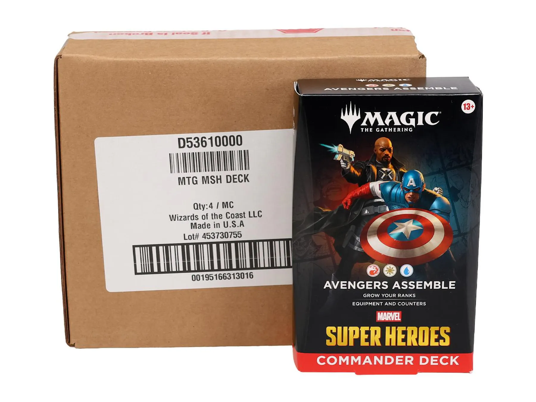 marvel mtg commander deck Magic: The Gathering | Super Heroes Collector's Edition Bundle sided token cards Magic The Gathering | Marvel