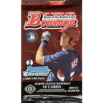 2011 Bowman Baseball Hobby Pack