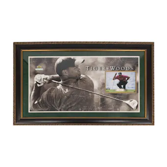 Tiger Woods 4'x2.5' Framed 8x10 Auto #50/50 UDA Authentic