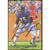 Jonathan Ogden Autographed Goal Line Art Card JSA CK72733 (Reed Buy)