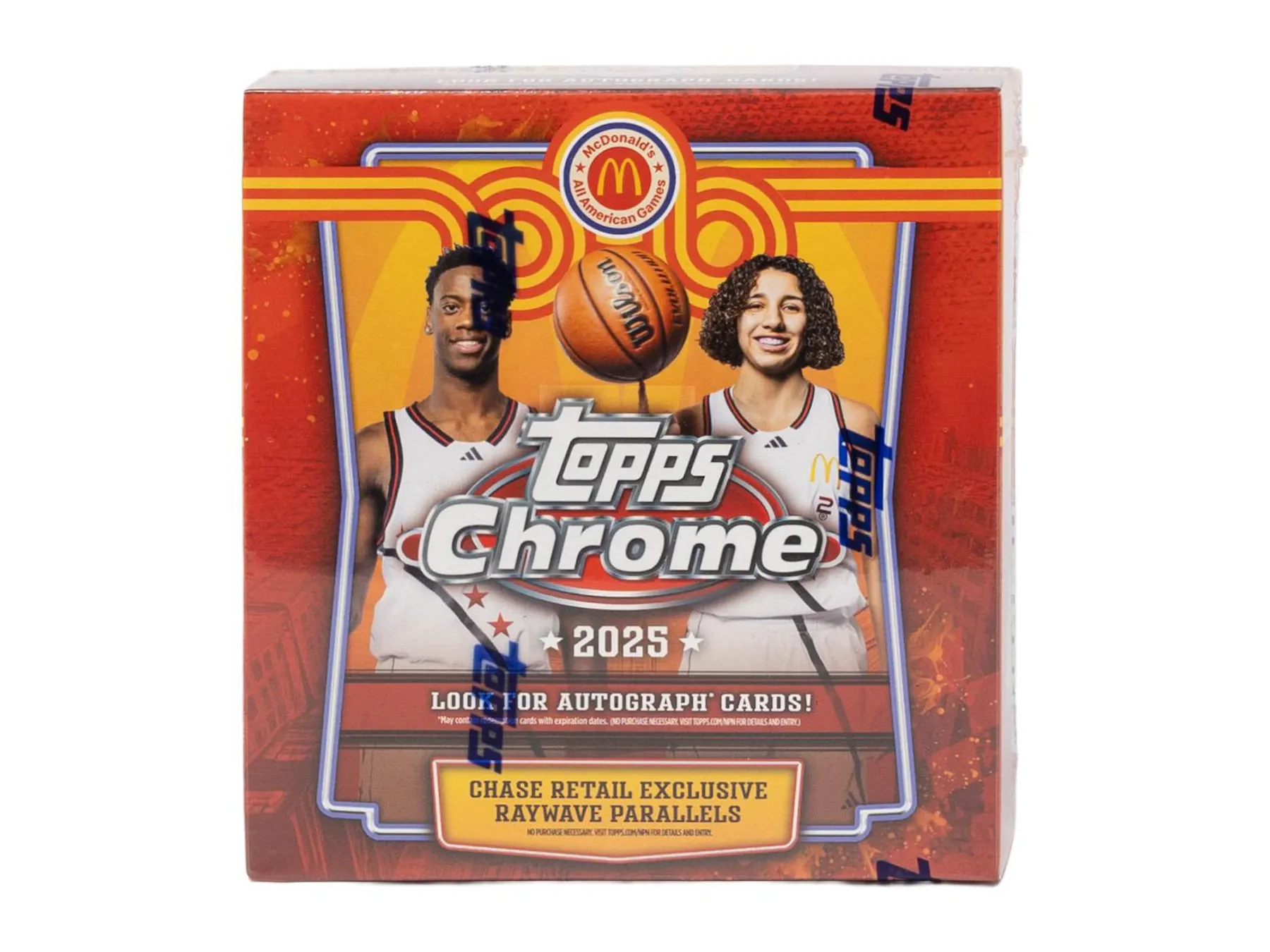 2025 McDonald's All-American Topps Chrome Basketball Mega Box 2025 McDonald's All-American Topps Chrome Basketball Mega Box