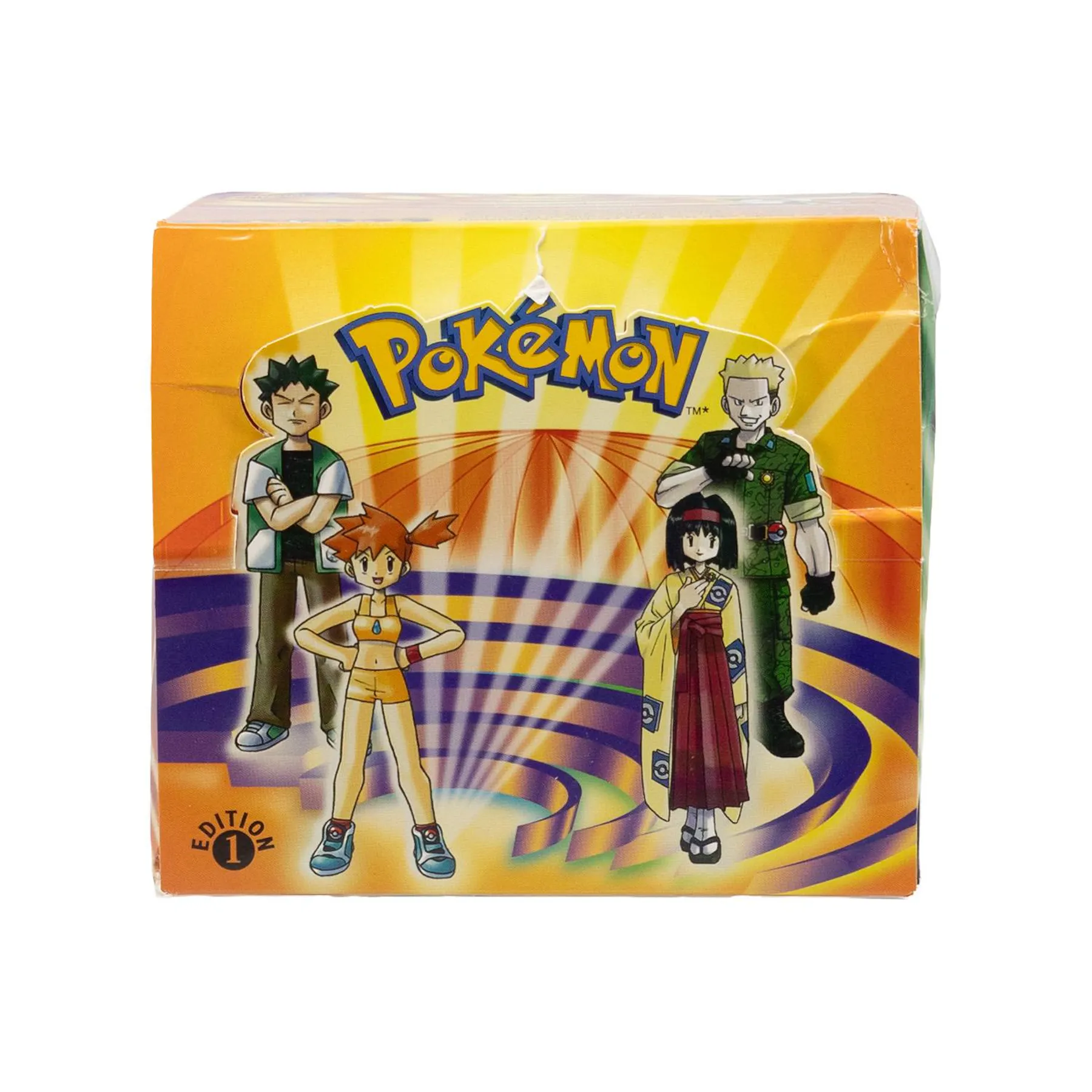 Pokemon EMPTY 1st Edition Gym Heroes Booster Box (No packs, no cards) Pokemon EMPTY 1st Edition Gym Heroes Booster Box (No packs, no cards)