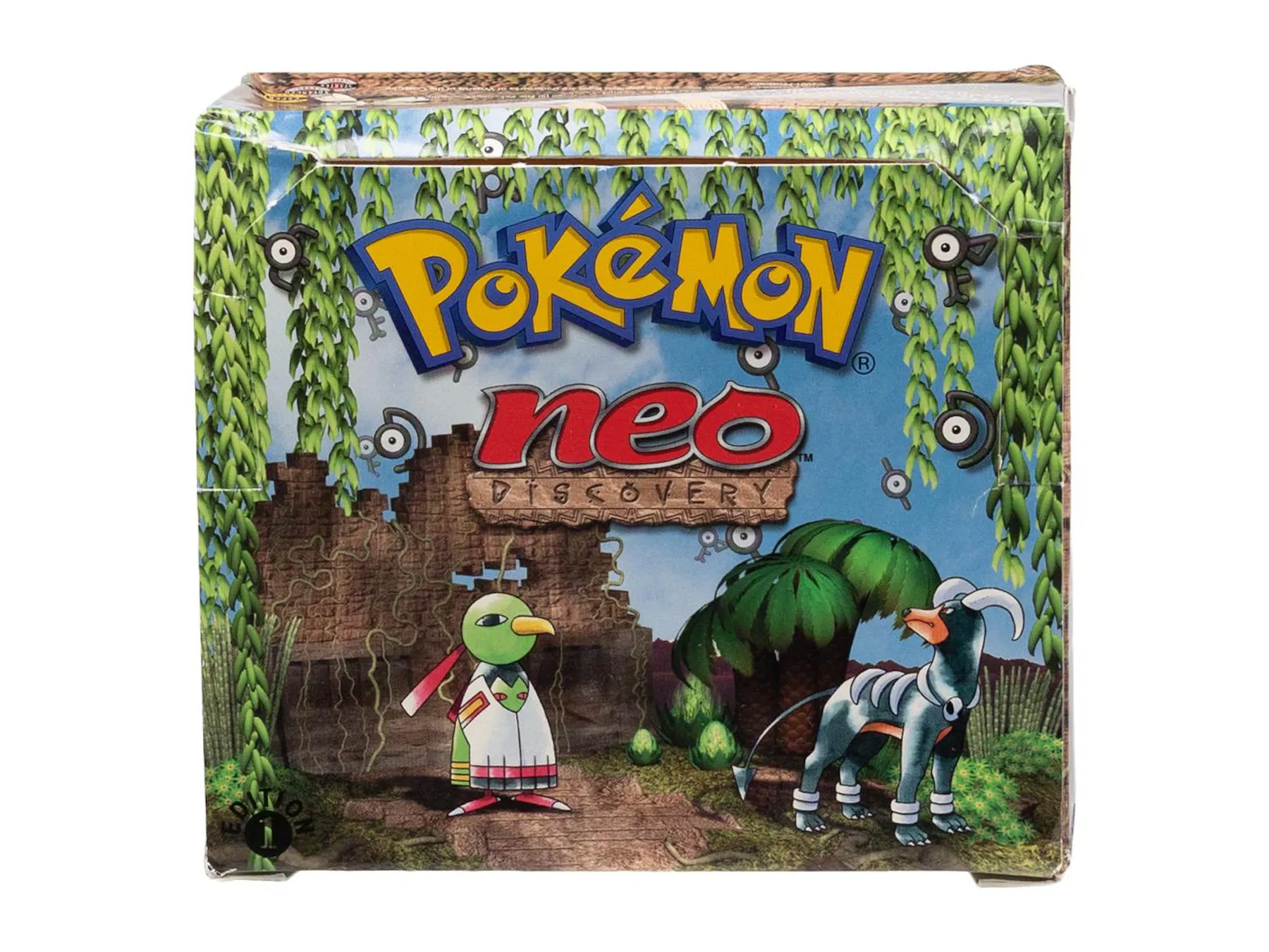 Pokemon EMPTY 1st Edition Neo Discovery Booster Box (No packs, no cards) Pokemon EMPTY 1st Edition Neo Discovery Booster Box (No packs, no cards)