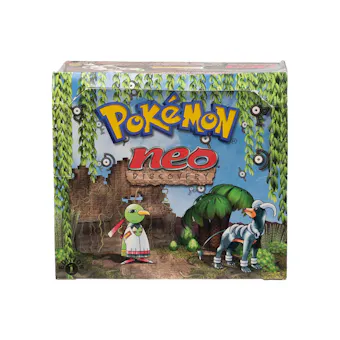 Pokemon EMPTY 1st Edition Neo Discovery Booster Box (No packs, no cards)