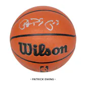 Patrick Ewing Signed Autographed Wilson Replica Basketball Fanatics Authentic