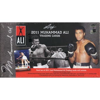 2011 Leaf Muhammad Ali Boxing Hobby Box