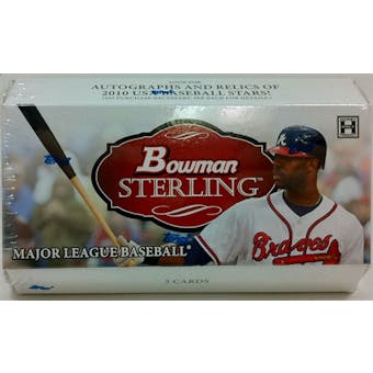 2010 Bowman Sterling Baseball Hobby Pack