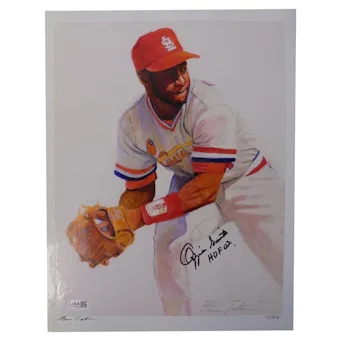 Ozzie Smith Autographed 11x14 Poster JSA CK72773 (Reed Buy)