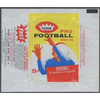 1962 Fleer Football Wrapper