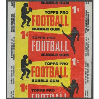 1958 Topps Football Wrapper (1 cent)