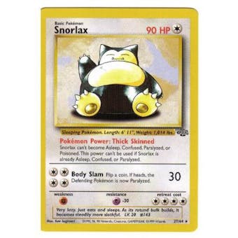 Pokemon Jungle Single Snorlax 11/64 - NEAR MINT (NM)