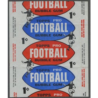1957 Topps Football Wrapper (1 cent)