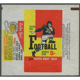 1959 Topps Football Wrapper (5 cents)