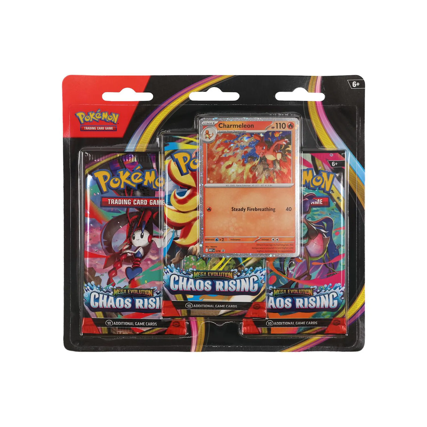 Pokemon Mega Evolution: Chaos Rising 3-Pack Blister | DA Card World Pokemon Mega Evolution: Chaos Rising 3-Pack Blister | DA Card World