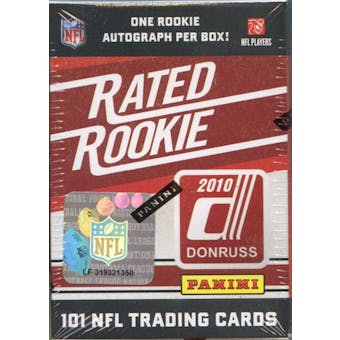 2010 Donruss Rated Rookie Football Hobby Box (Set)