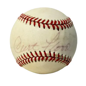 Curt Flood Autographed NL Coleman Baseball JSA ZZ55432 (light signature) (Reed Buy)