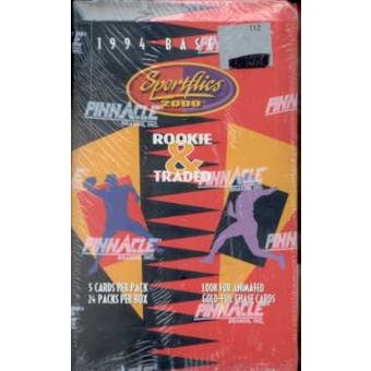 1994 Pinnacle Sportflics Traded & Rookies Baseball Hobby Box