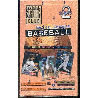 1994 Topps Stadium Club Series 2 Baseball Hobby Box