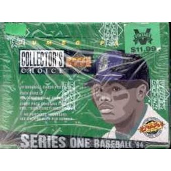 1994 Upper Deck Collector's Choice Series 1 Baseball Jumbo Box