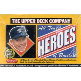 1994 Upper Deck All-Time Heroes Baseball Hobby Box