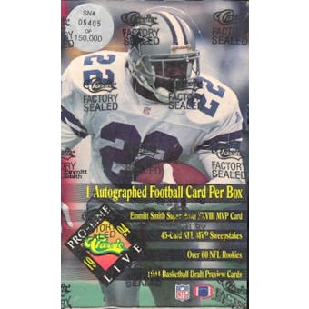 1994 Pro Line Live Football Wax Box