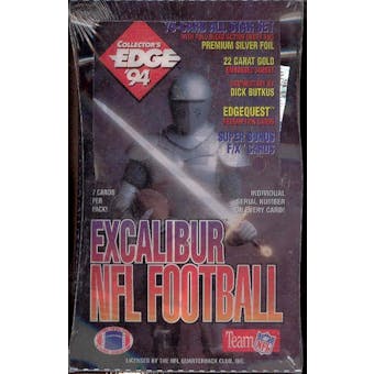 1994 Collector's Edge Excalibur Football Hobby Box