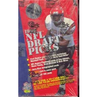 1994 Classic Draft Picks Football Hobby Box