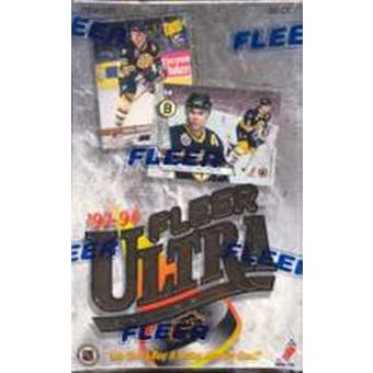 1993/94 Fleer Ultra Series 1 Hockey Hobby Box