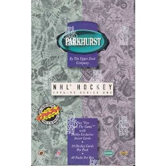1994/95 Parkhurst Series 1 Hockey Hobby Box