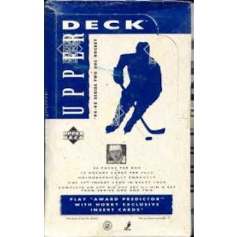 1994/95 Upper Deck Series 2 Hockey Hobby Box