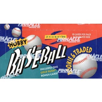 1994 Score Traded & Rookies Baseball Hobby Box