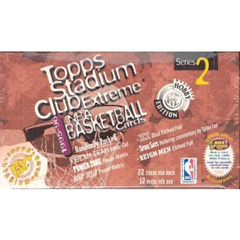 1995/96 Topps Stadium Club Series 2 Basketball Jumbo Box