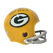 Bart Starr Autographed Packers Throwback Mini Helmet (MVP SB I, II) TriStar 3004357 (Reed Buy)