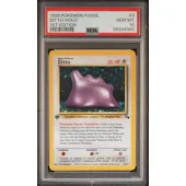 1999 Pokemon Fossil Ditto Holo 1st Edition #3 PSA 10