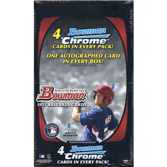 2011 Bowman Baseball Rack Pack Box (18 Packs)