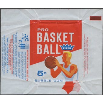 1961/62 Fleer Basketball Wrapper (Science Kit Side Panel)