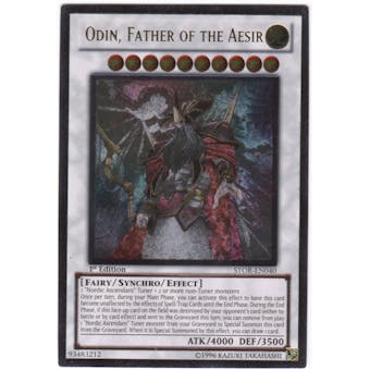 Yu-Gi-Oh Storm of Ragnarok Single Odin, Father of the Aesir Ultimate Rare