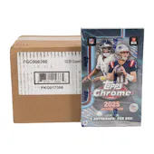 2025 Topps Chrome Football Hobby 12-Box Case