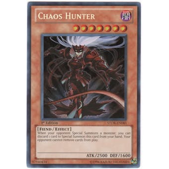 Yu-Gi-Oh Storm of Ragnarok 1st Edition Single Chaos Hunter Secret Rare